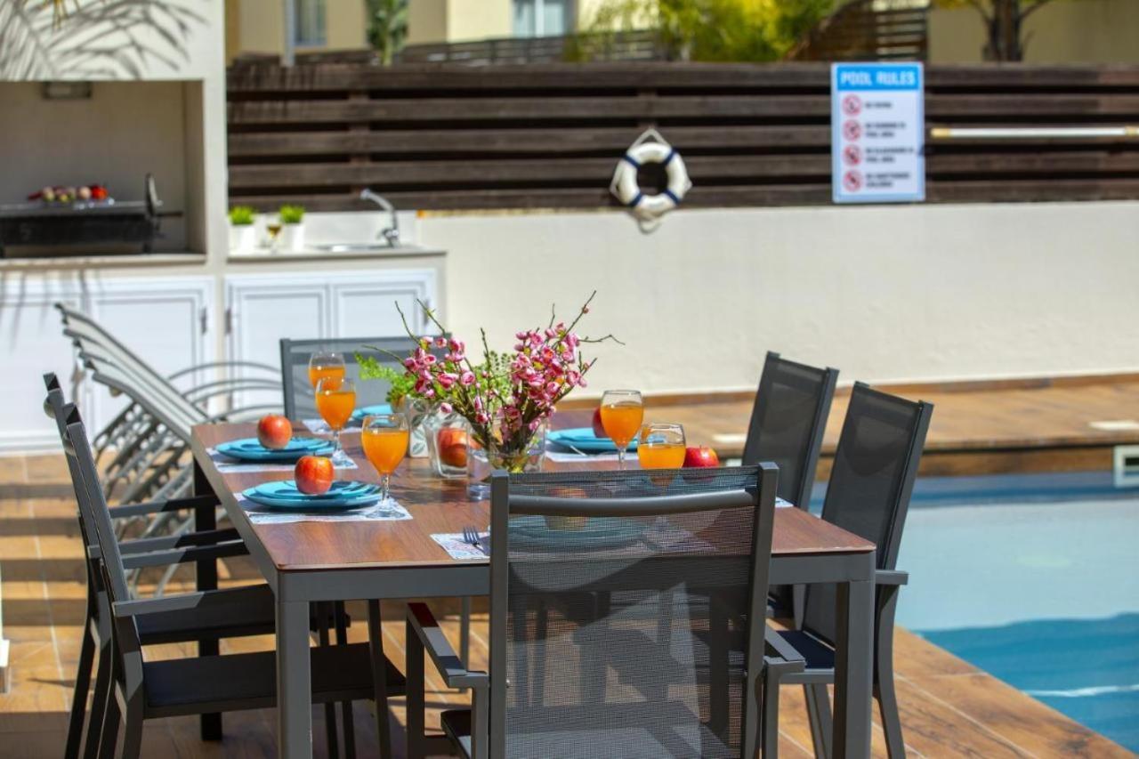 Tsokkos Family Villa - Pool Garden 2' Walk To Beach Protaras Zewnętrze zdjęcie